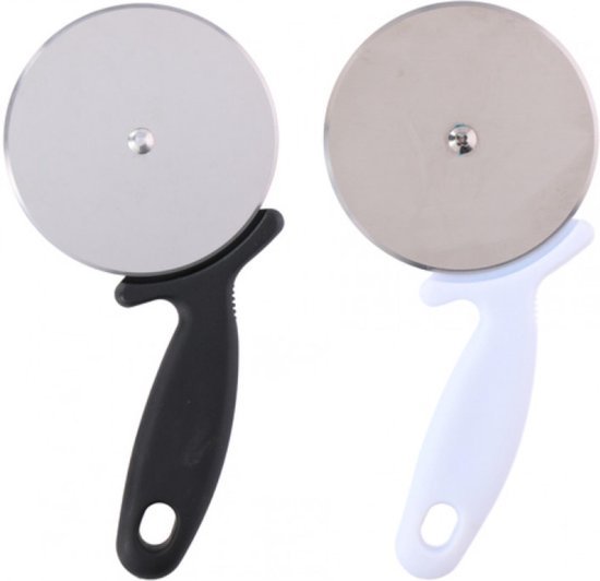 Alpina Alpina Grote pizzasnijder - Metalen blad - Kunststof handvat - 9,6 cm - Mix kleur