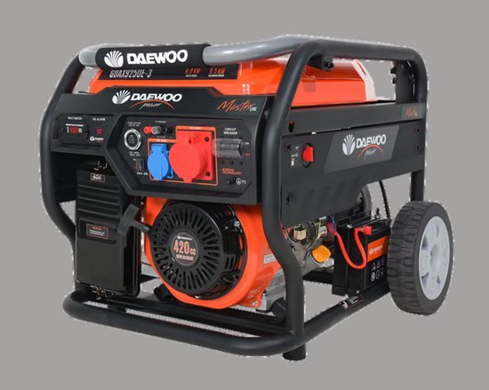 Daewoo Daewoo GDAX9250E Benzine Generator 6,5 kW – Krachtig Aggregaat