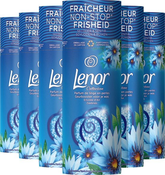 Lenor Lenor Geurbooster Voor Je Was - Zeebries - Geurparels - Voordeelverpakking 6 x 165g