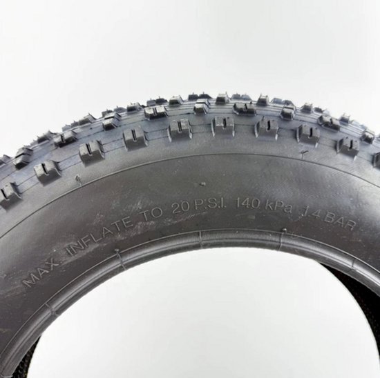 Fatbike Fatbike mini Buitenband 16 x 4 voor fatbike inclusief binnenband