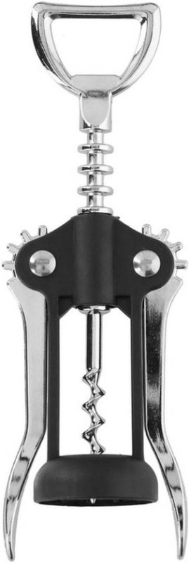 Alpina Alpina Kurkentrekker Zwart/zilver 17 Cm