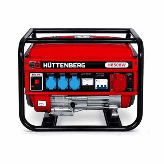Huttenberg Huttenberg stille generator aggregaat Continu 2200–2500W, piek benzine – mobiel – noodstroom - groupe electrogene