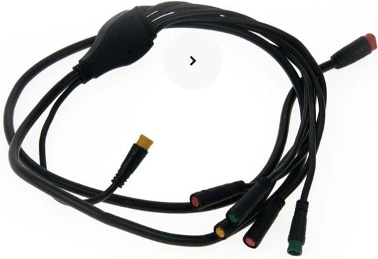 Ouxi OUXI Mainkabel / Kabelboom – Geschikt voor OUXI V8 en V20 – Waterdichte aansluiting OUXI Fatbike Trapsensor – Trapondersteuning Sensor – Geschikt voor V8 en H9 – 3-pins aansluiting