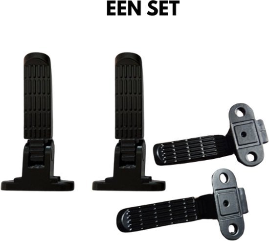 Ouxi Havena Ouxi C80 Mini Voetsteuntjes - fatbike opklapbaar - zwart