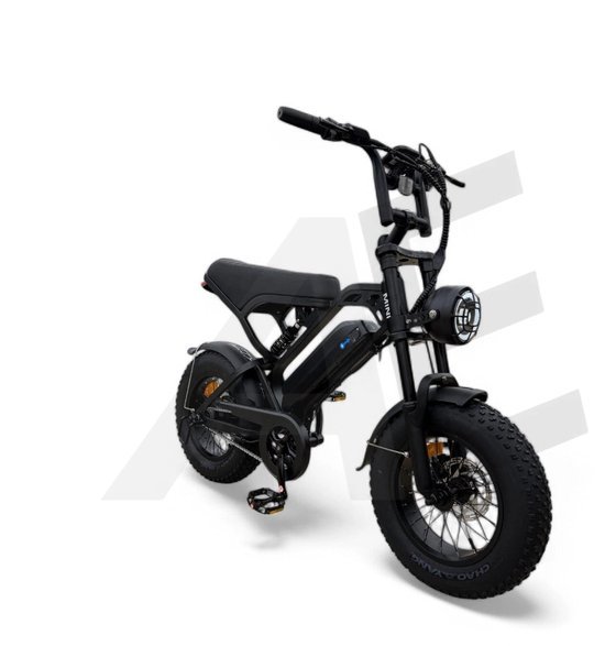 QmWheel QmWheel V20 Mini Fatbike Kinderfatbike met Hydraulische Remmen - Zwart