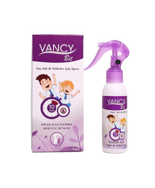 VANCY BIT ANTI Lice & nits Spray 100 ML فانسي بت بخاخ يقضي على القمل والصئبان ب10دقائق فقط