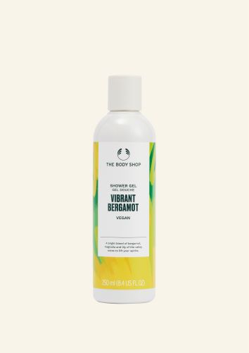Shower gel with strong bergamot