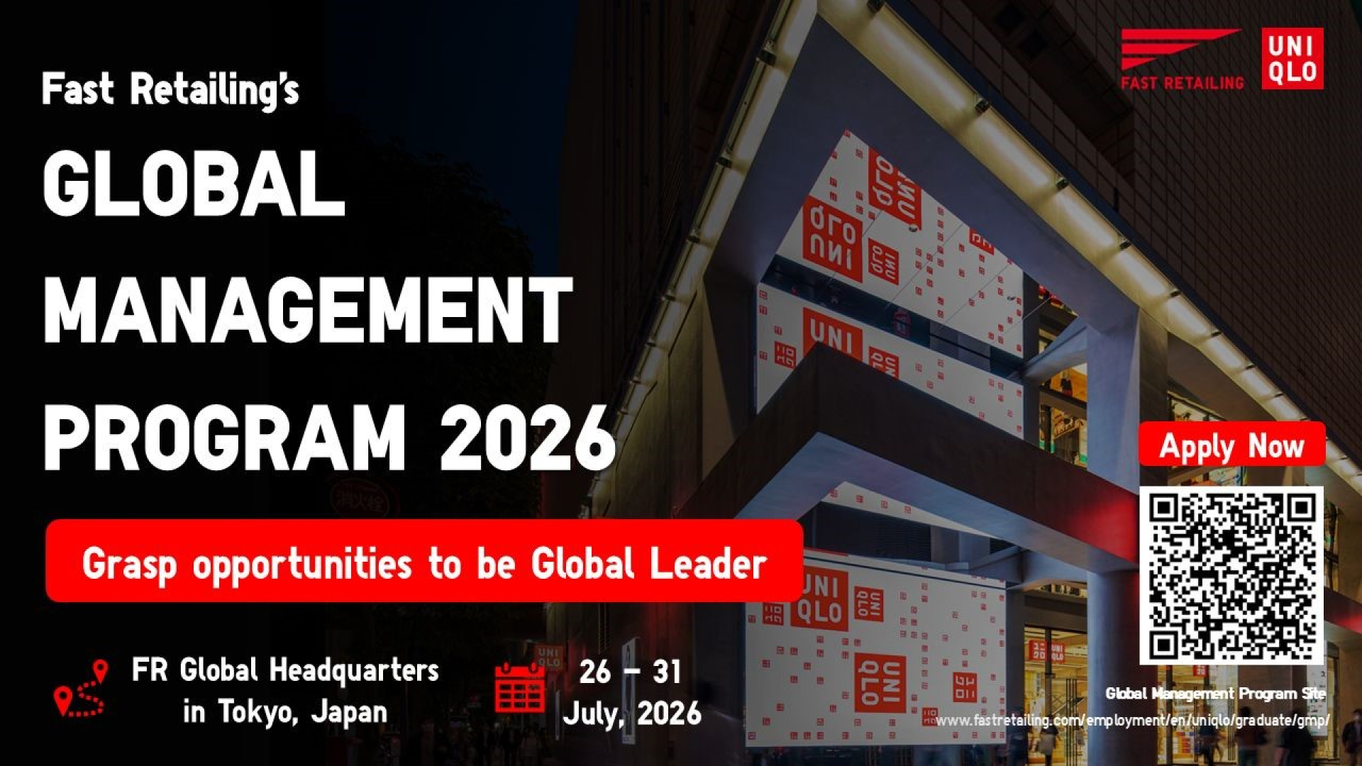 Bakalavr talabalari uchun Yaponiyada barcha xarajatlari qoplanadigan Global Management Program 2026 dasturi