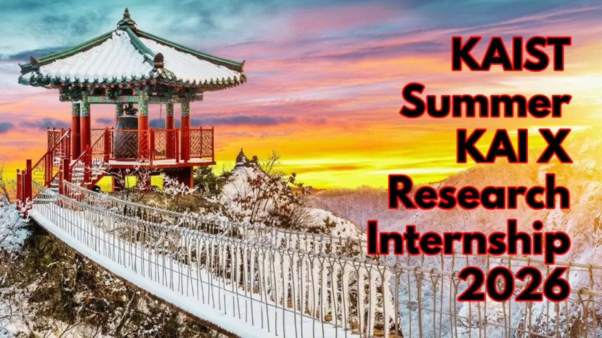 Koreyada bakalavr va magistratura talabalari uchun barcha xarajatlari qoplanadigan amaliyot - Summer KAI-X Research Internship Program