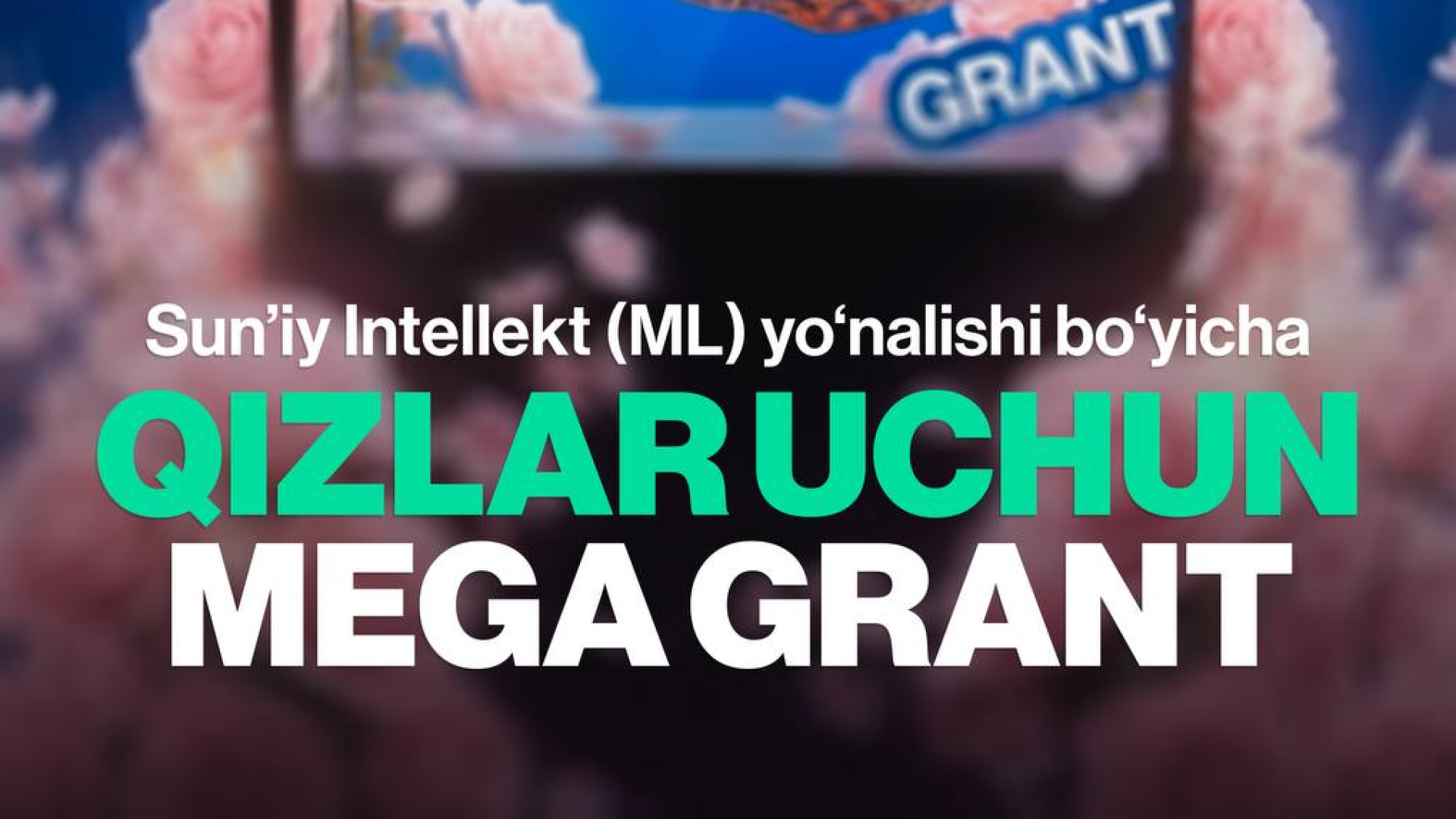 Sun'iy intellekt yo'nalishi bo'yicha ayol-qizlar uchun Mega grant