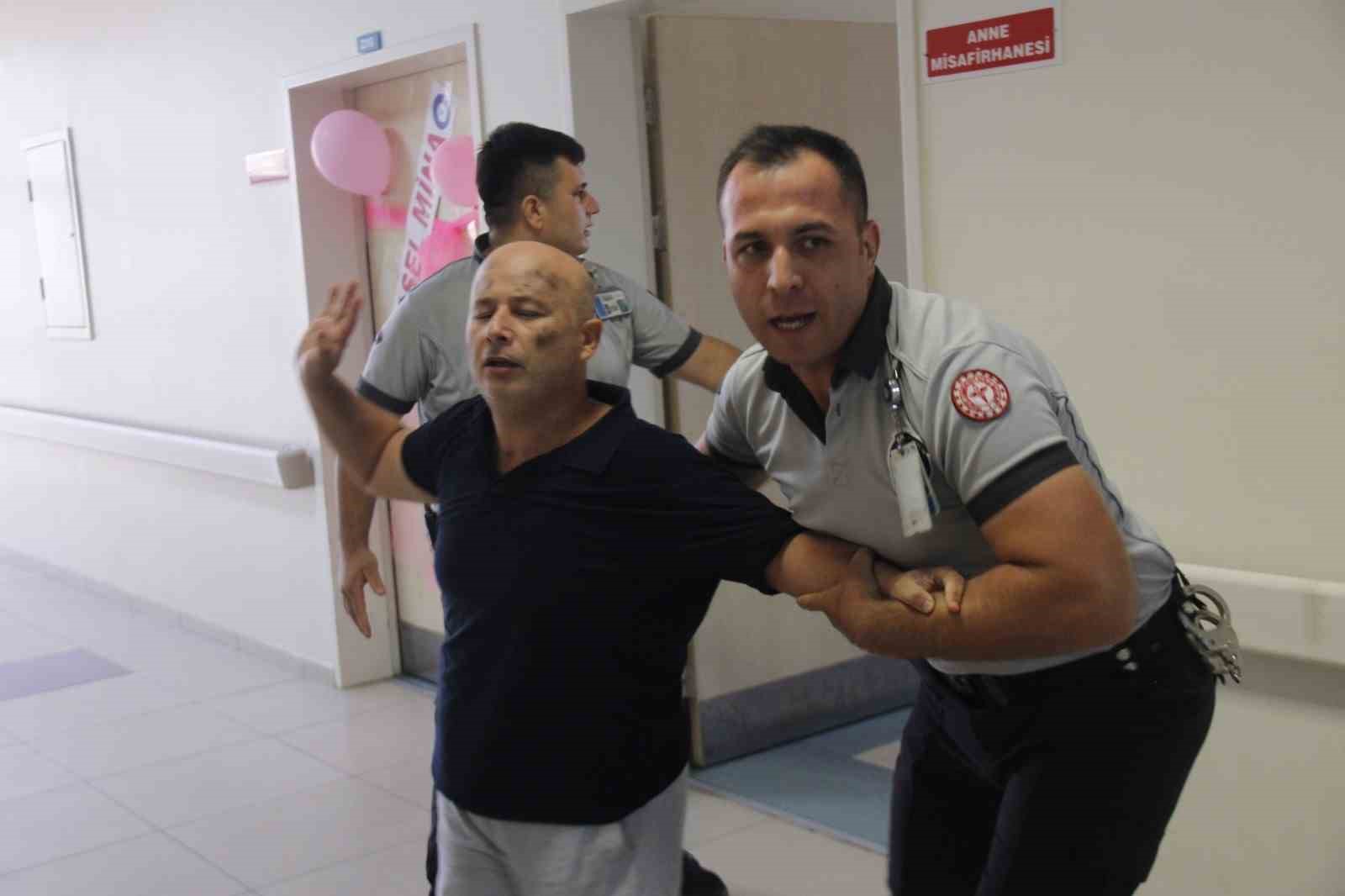 Hastanede gerçeği aratmayan yangın tatbikatı