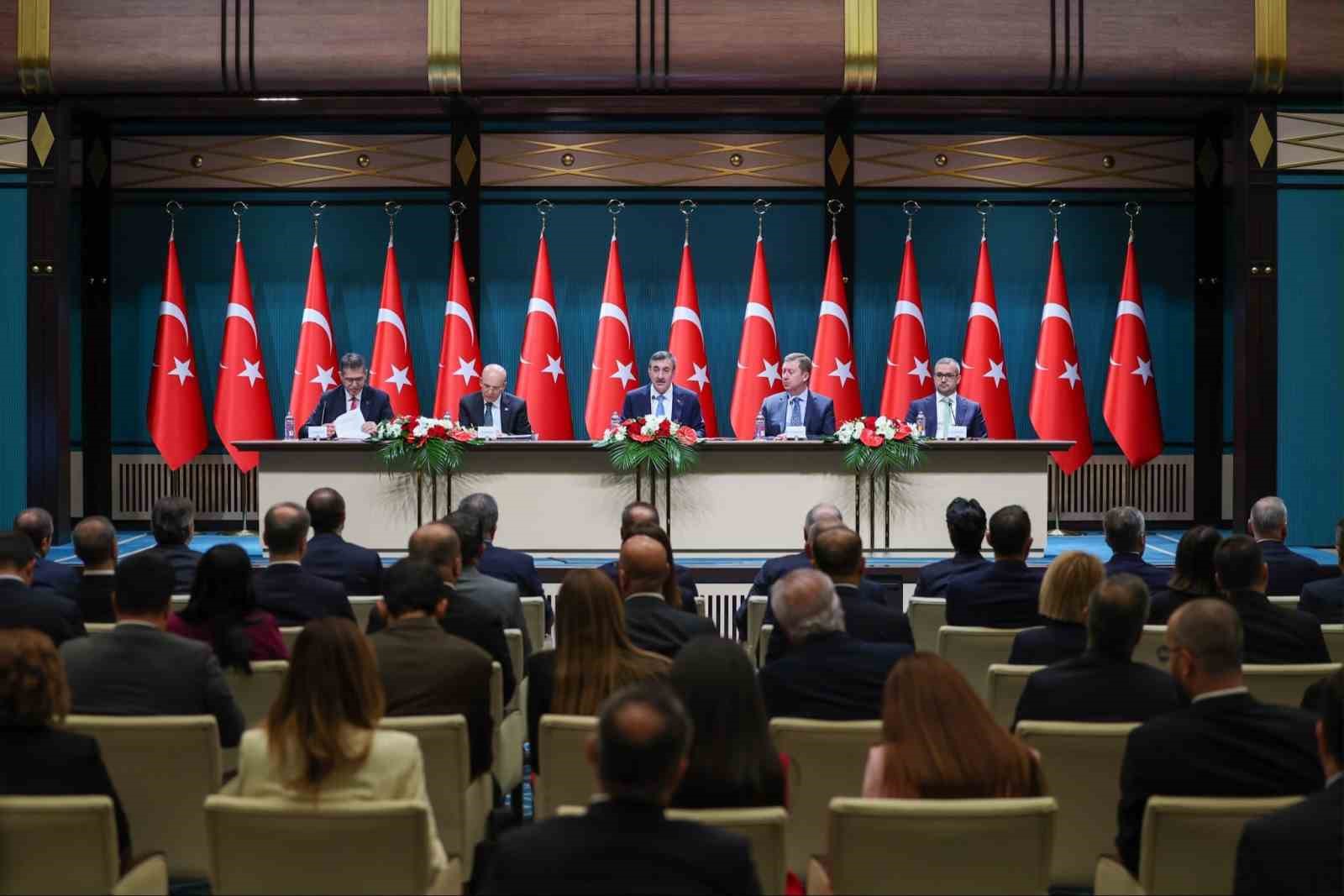 Cumhurbaşkanı Yardımcısı Yılmaz: 