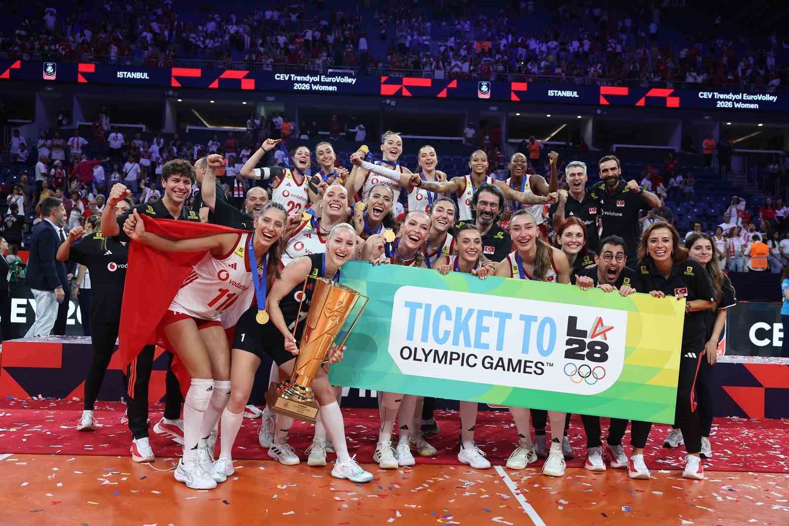 A Milli Kadın Voleybol Takımı, Los Angeles 2028 Olimpiyat Oyunları biletini aldı
