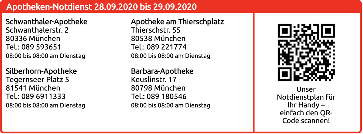 - APOTHEKEN NOTDIENST FIRMA