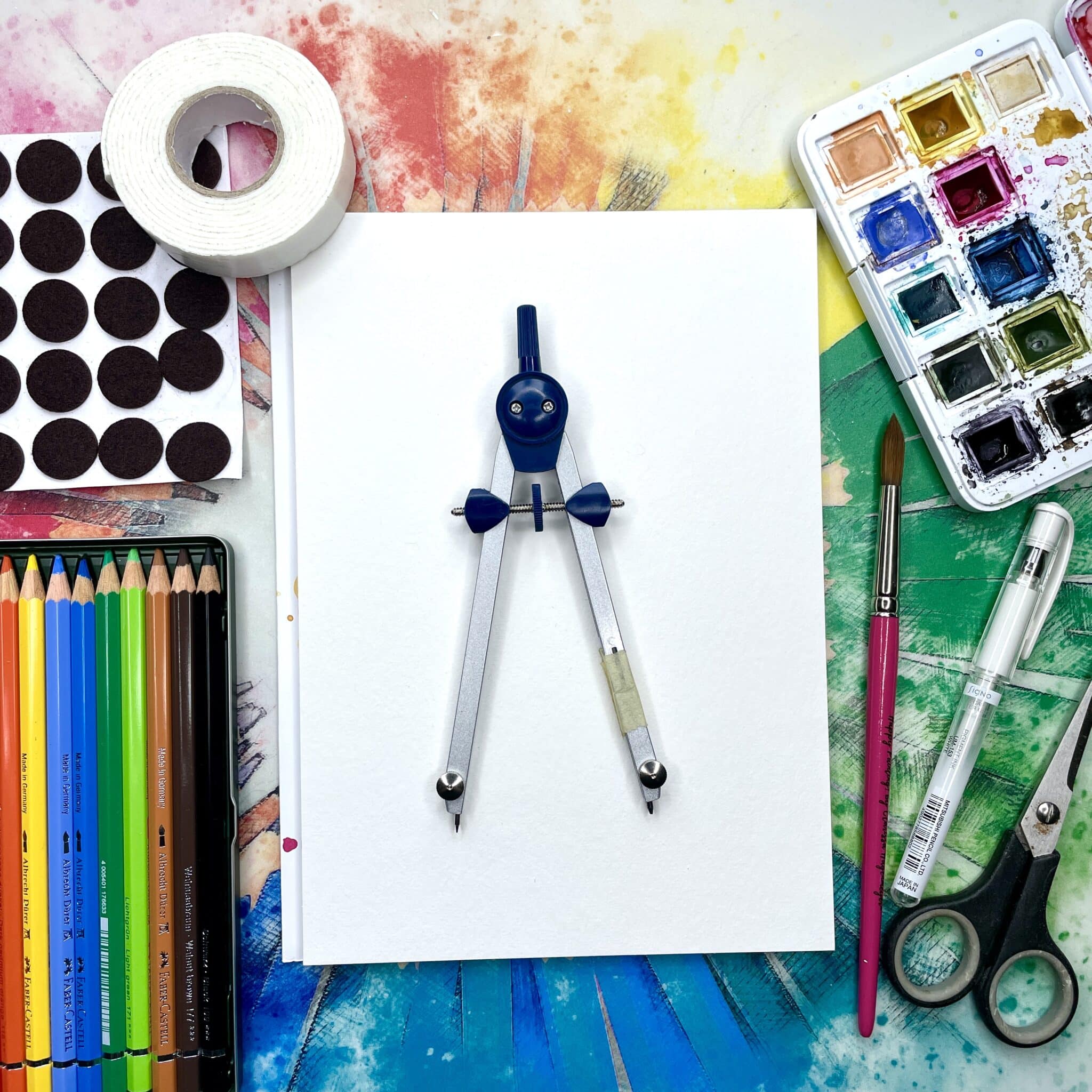 Mond malen mit 3D Effekten – einfache Anleitung