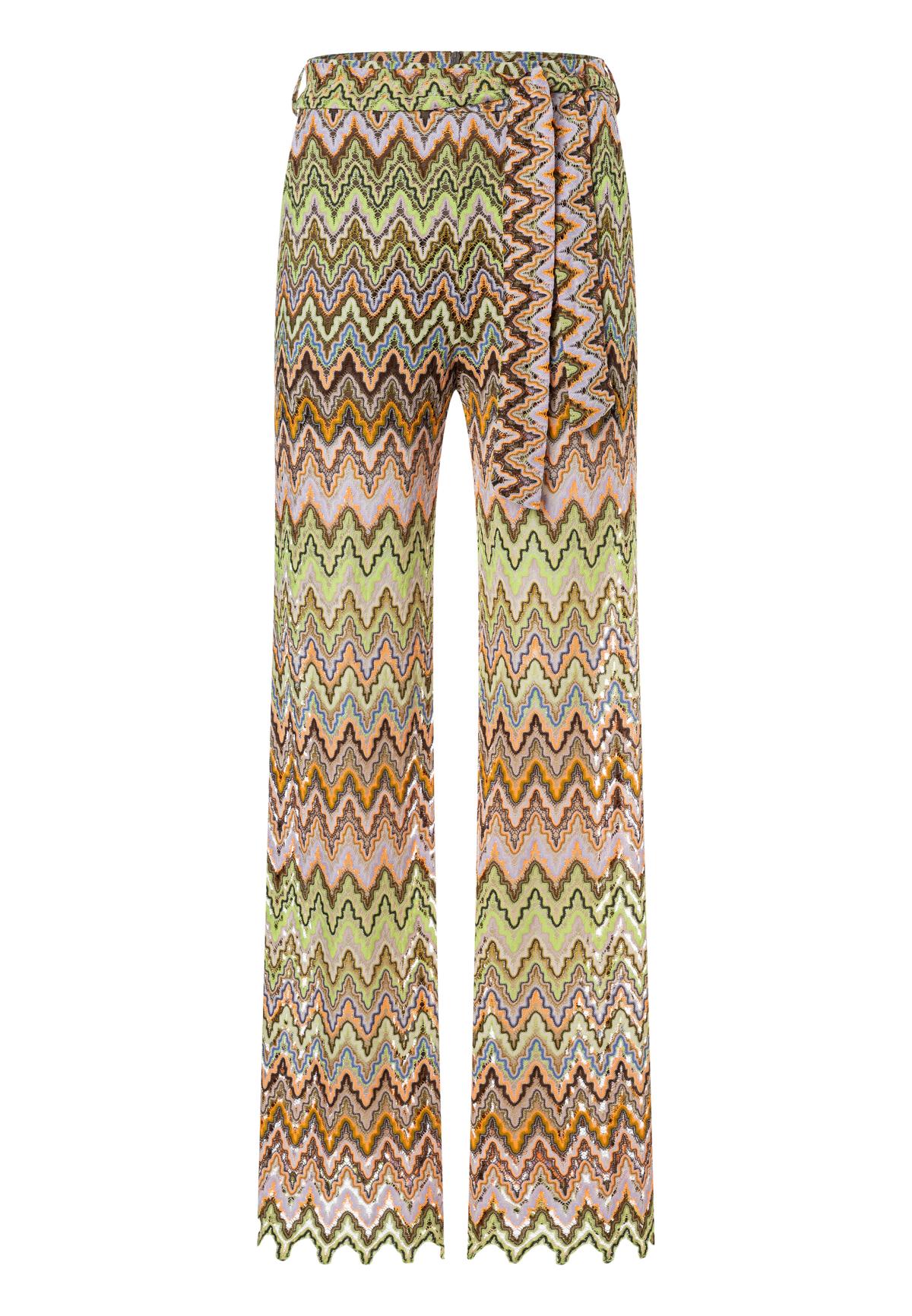 Strickhose Posyda im Zick-Zack-Muster Ana Alcazar