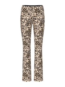 FREDERICA – Feminine Fit mit Bootcut & Leo-Print, Technostretch & Bügelfalte
