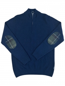 Barbour Holden Half Zip Troyer-Kragen Navy