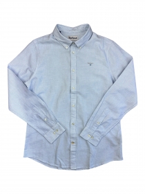 Barbour Stripe Oxtown TF Oxford Hemd Langarm in Hellblau