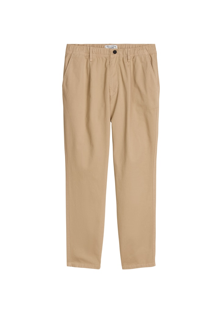 Marc O'polo Denim Beige Bequeme Stoffhose Mit Elastischem Bund Und Geradem Bein In