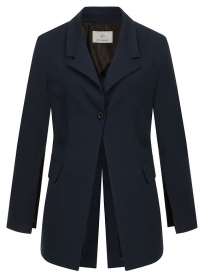 ALLEGRA Open Sleeve Blazer Navy