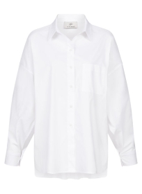 JAQUELINE Oversized Bluse Weiß