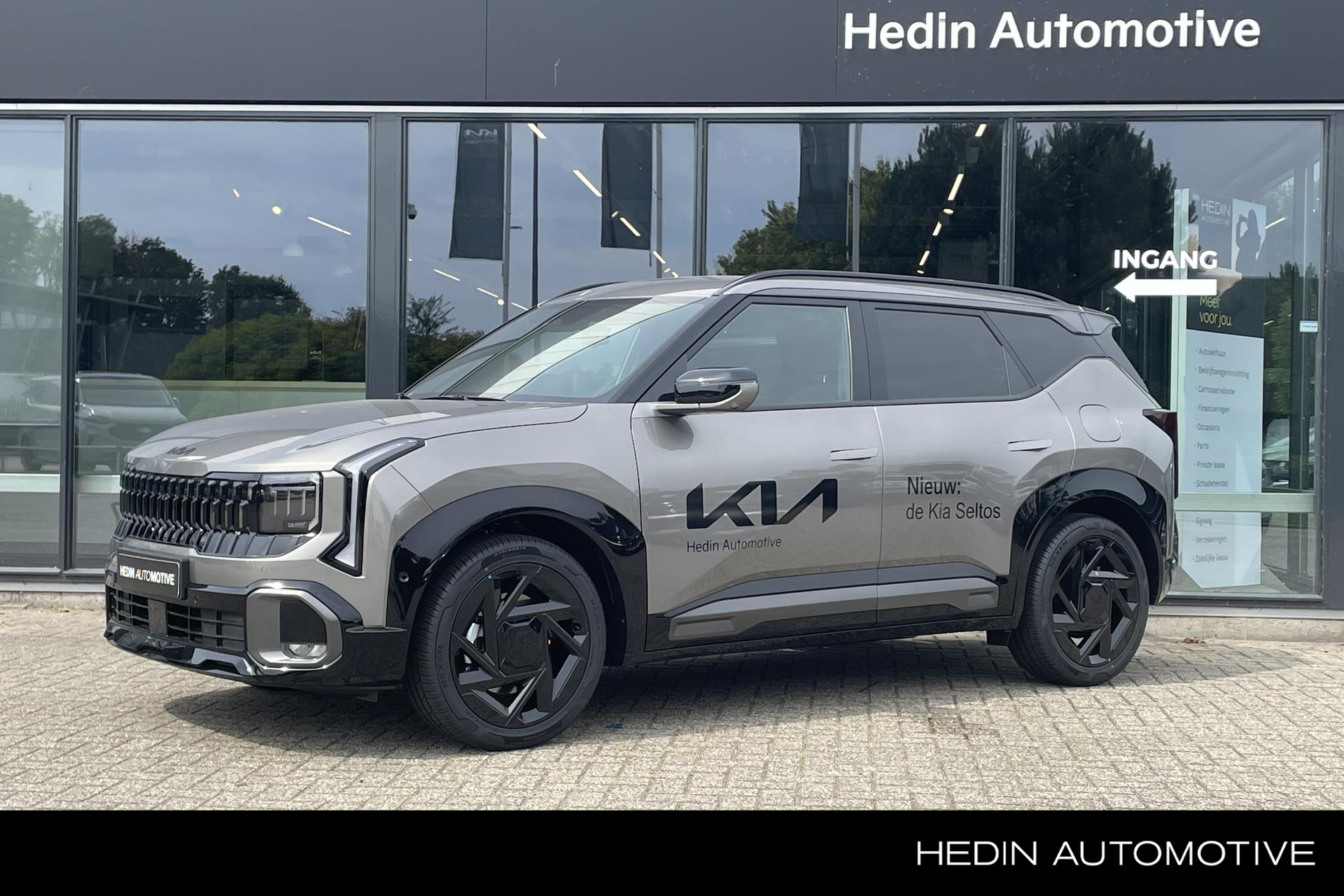 Kia Seltos X-Line Demo Edition 1.6 T-GDi DCT7 Zwarte Kia Logo’s