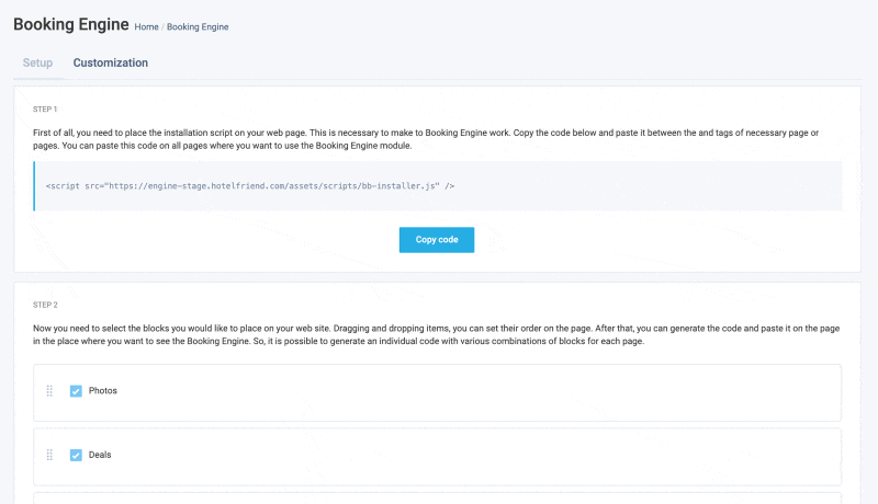 direct booking module