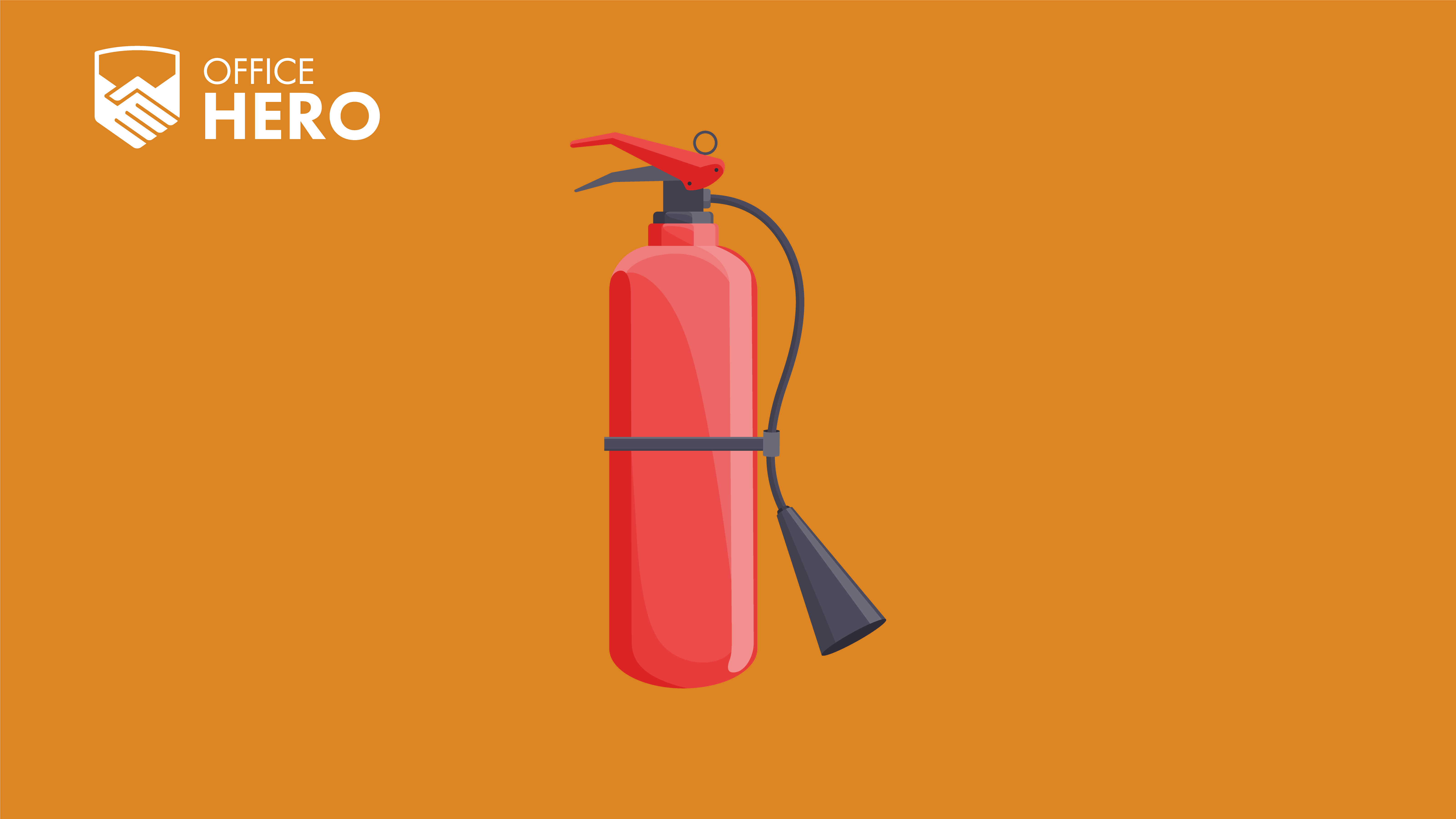 Umgang mit Feuerlöscher