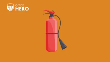 Umgang mit Feuerlöscher
