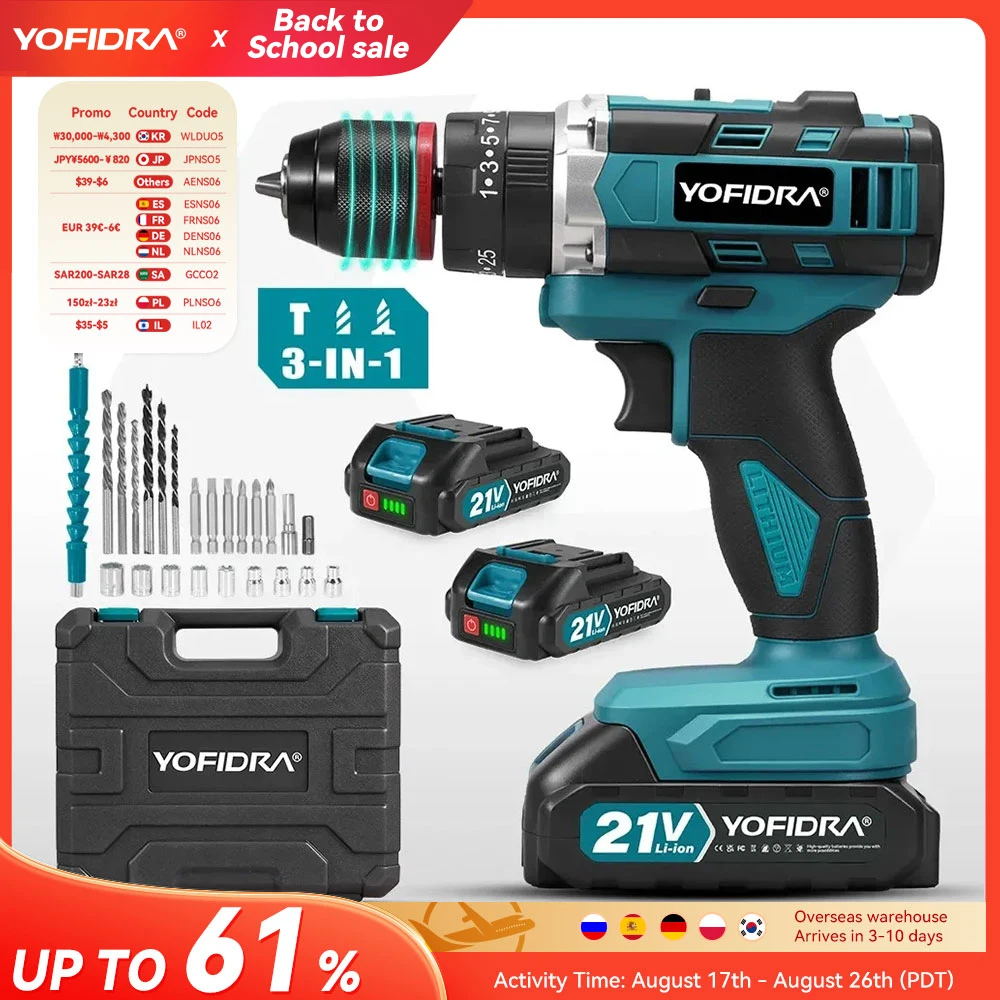 Wiertarka udarowa elektryczna YOFIDRA Aliexpress