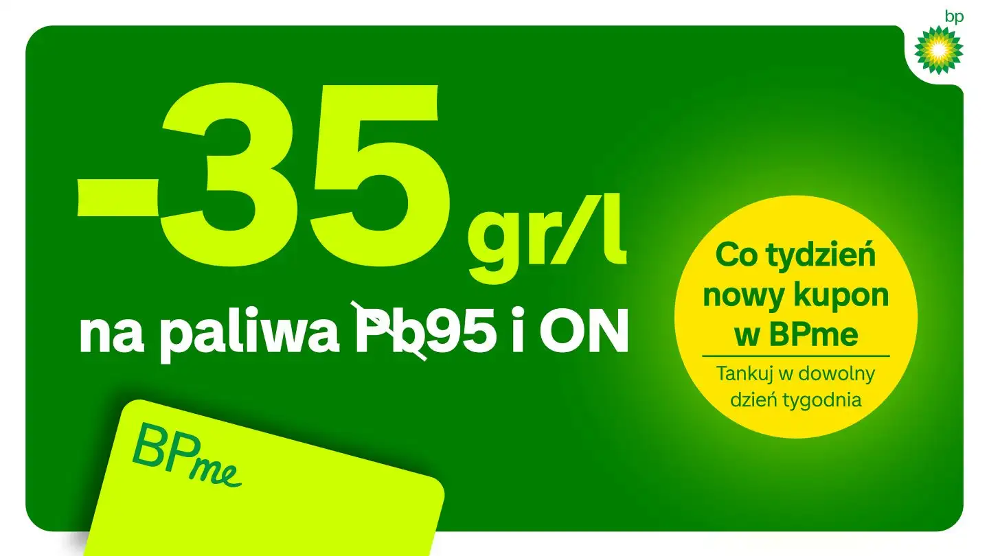 Tankuj taniej na stacjach BP. Rabat aż 35 gr/l na Pb95 i ON