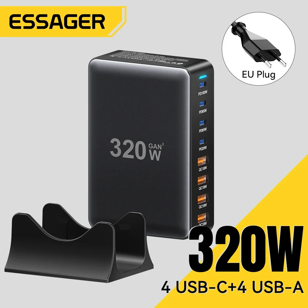 Ładowarka Essager 320W GaN