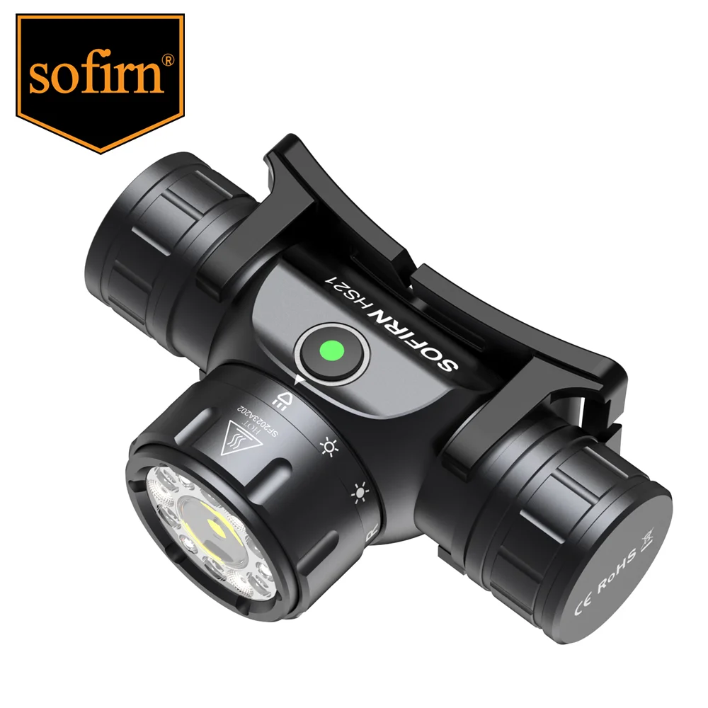 Sofirn HS21 2000lm Latarka czołowa EDC 18650 USB-C