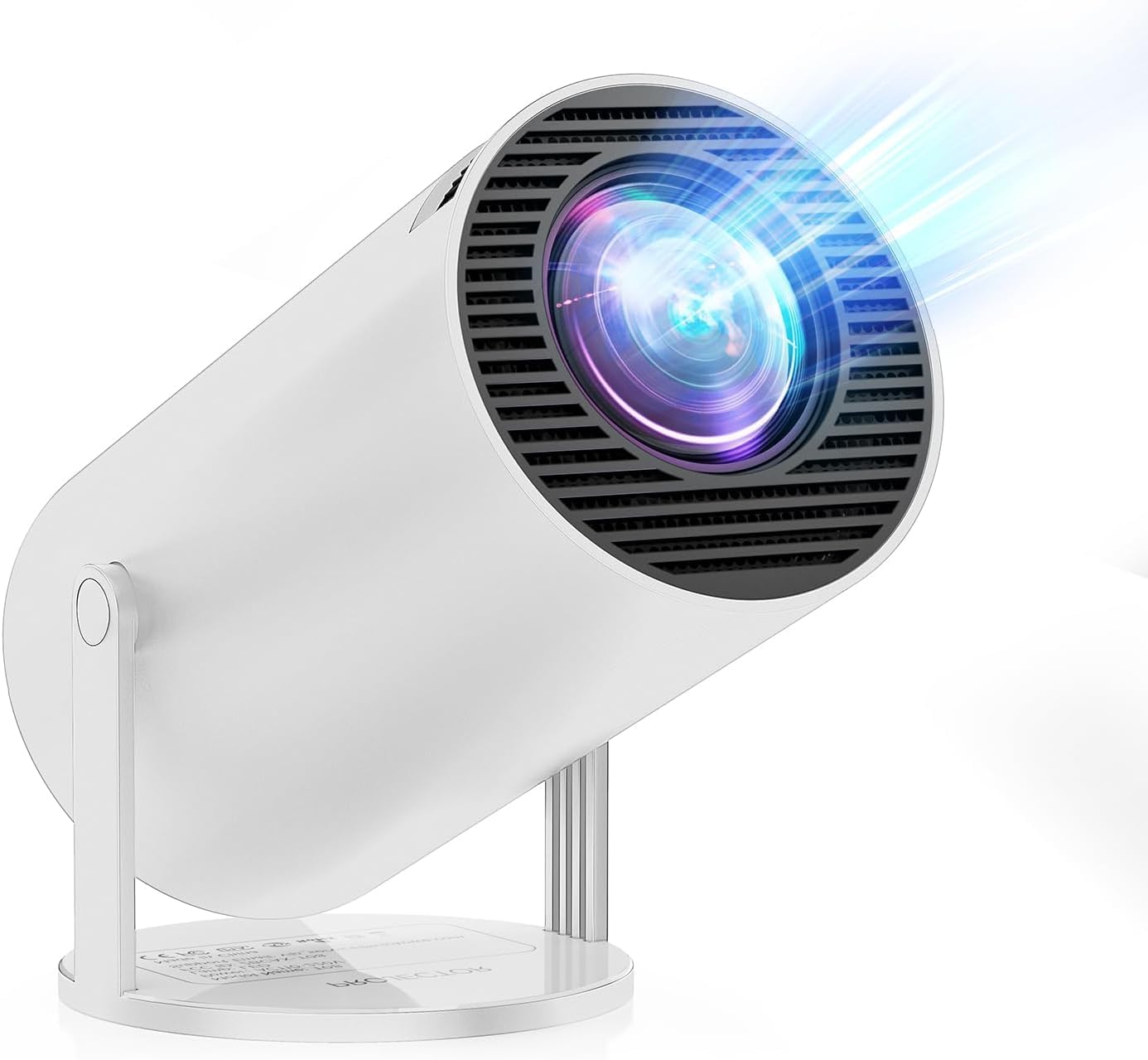 Miniaturowy projektor przenośny 20000 lumenów 4K z obsługą Wi-Fi 6 Bluetooth 5.2