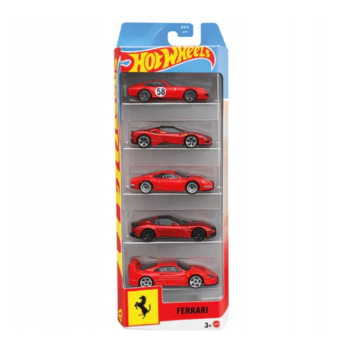 [Allegro] Hot Wheels 5-pack Ferrari