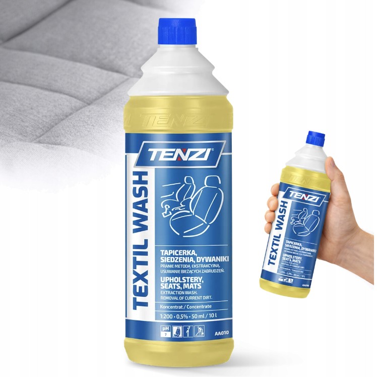 TENZI Textil Wash Płyn do prania tapicerki wykładzin dywanów siedzeń 1L