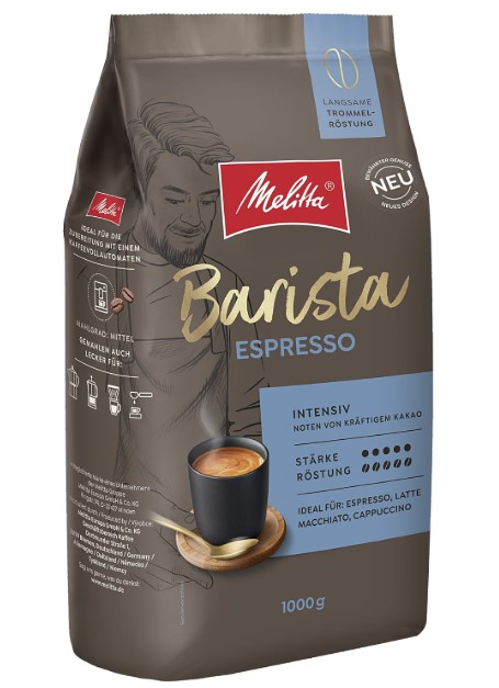 Melitta Całe Kawa Ziarnista Mocne i Aromatyczne Barista Espresso 1 kg