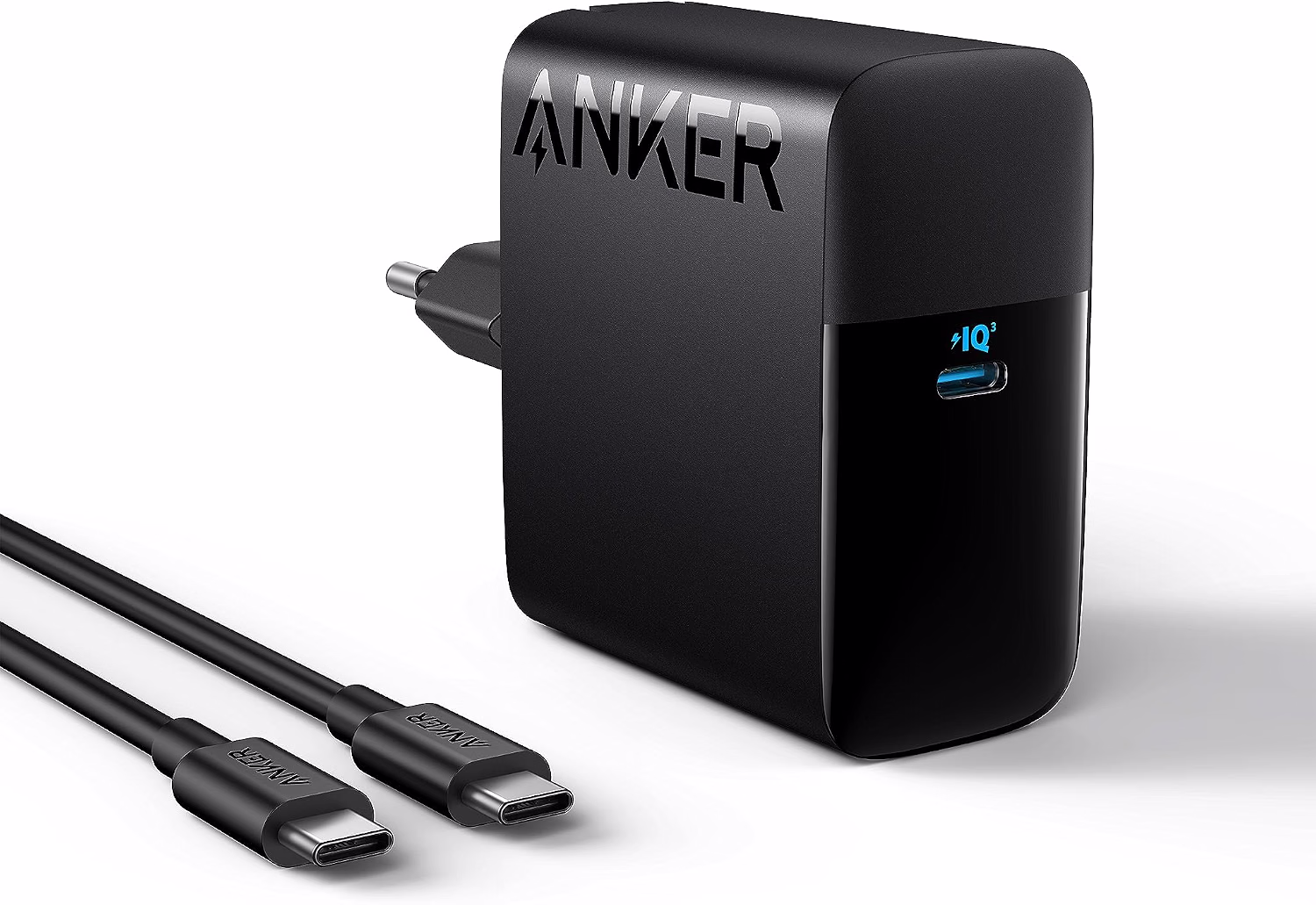 Anker 100 W USB-C ładowarka GaN kabel USB-C w zestawie