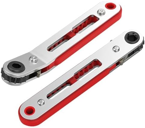 2 sztuki mini kluczy grzechotkowych 1/4" mikro