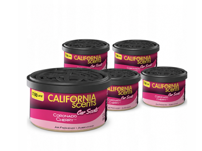 California Scents Coronado Cherry puszka zapachowa 5szt do auta wiśnia