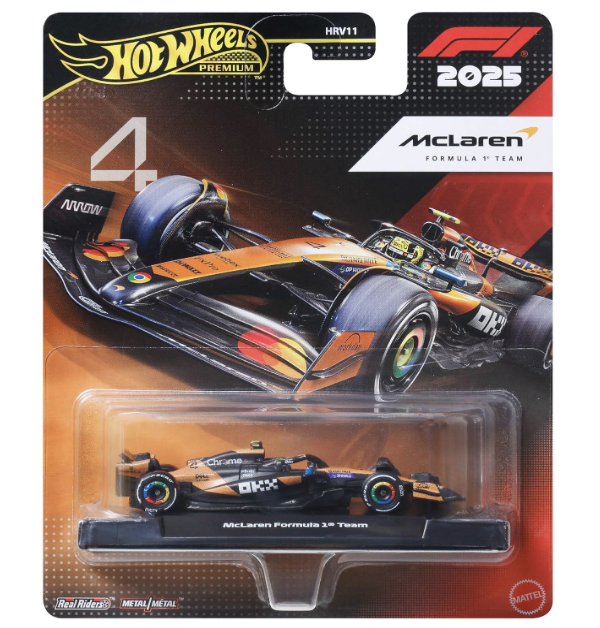Hot Wheels Premium McLaren Mastercard bolid Formula 1
