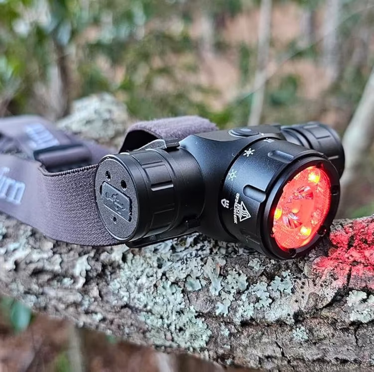 Latarka czołowa Sofirn HS21 2200lm 230m + akumulator 3000mAh - $25.19