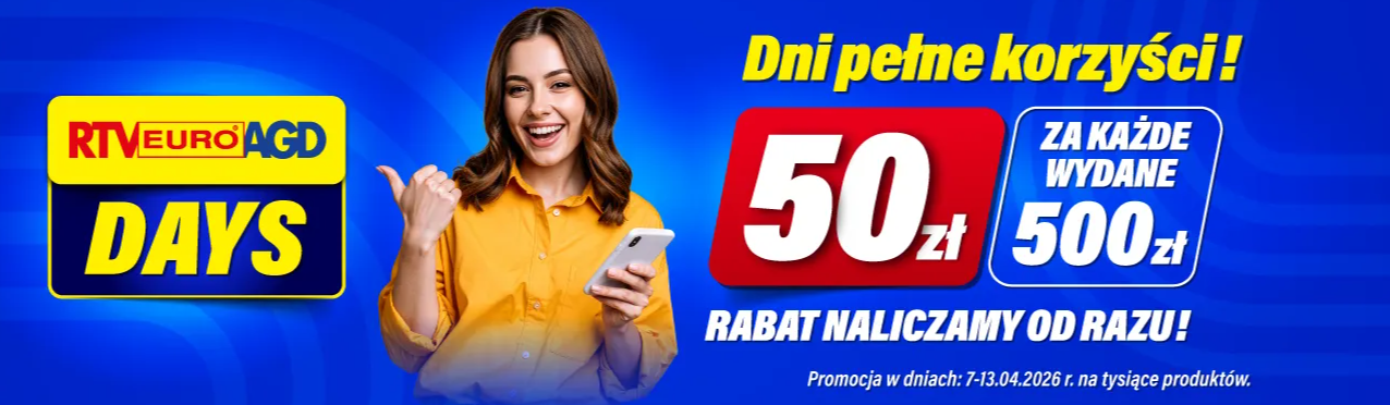 Zwrot 50zł za każde wydane 500zł