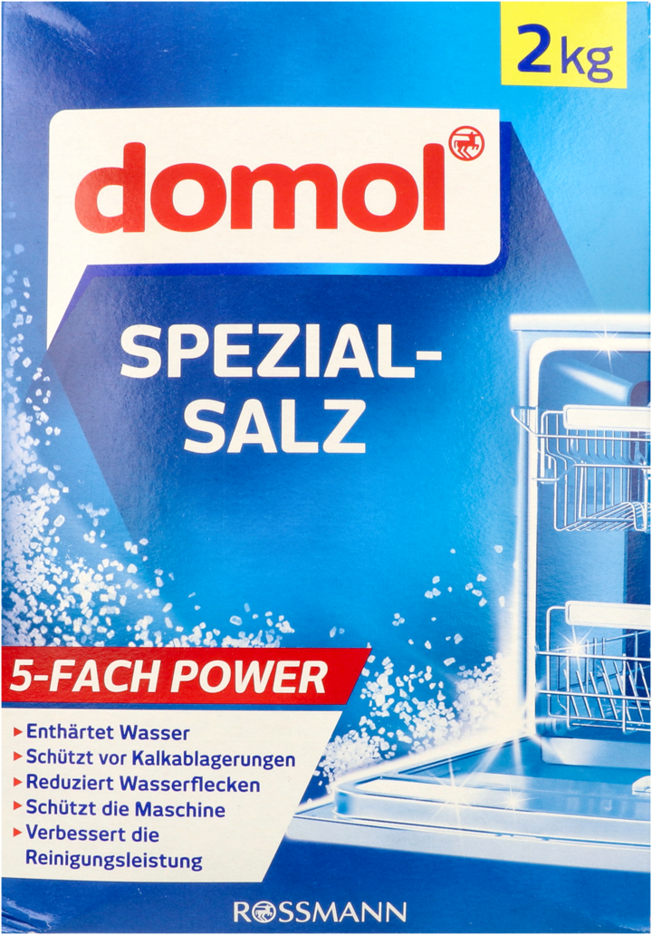 DOMOL 2 kg Sól do zmywarki, uniwersalna