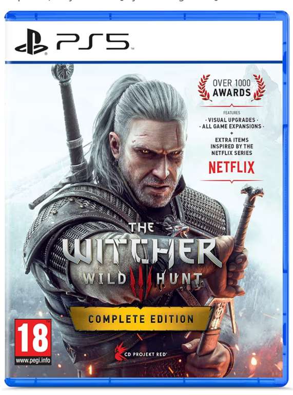 Wiedźmin 3 Dziki Gon - Edycja Kompletna na PlayStation 5 @ Amazon