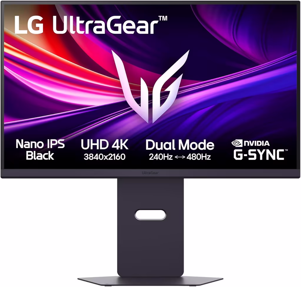 Monitor LG UltraGear 27G850A-B, 27" |4K 280Hz lub FHD 480Hz| Black IPS