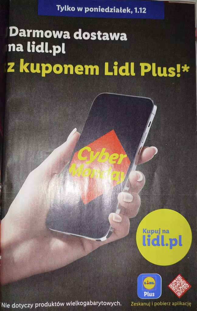 Lidl.pl darmowa dostawa na dowolne zamówienie