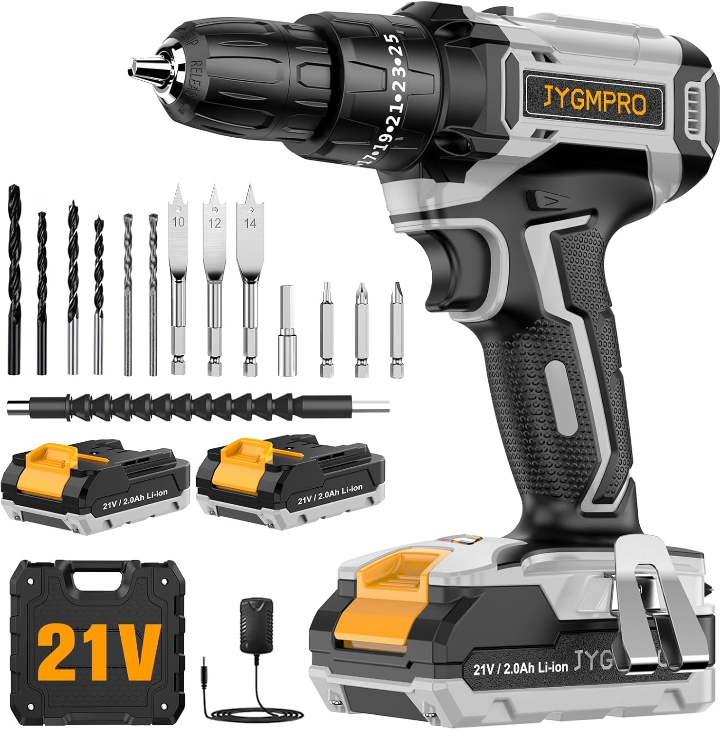 Wkrętarka akumulatorowa z 2 akumulatorami 2,0 Ah