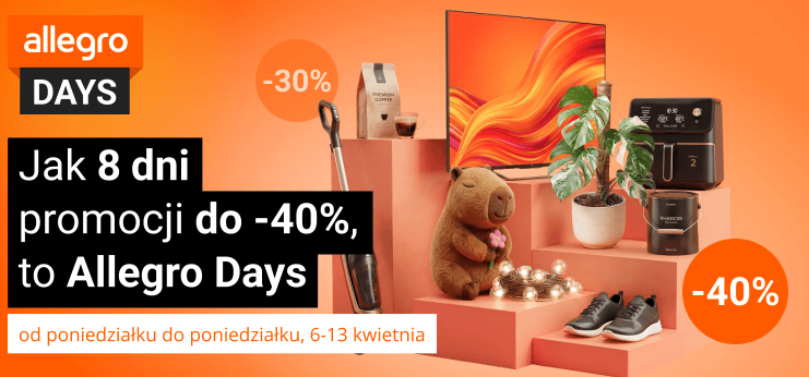 [Allegro] Allegro Days - Promocje do 40% zniżki